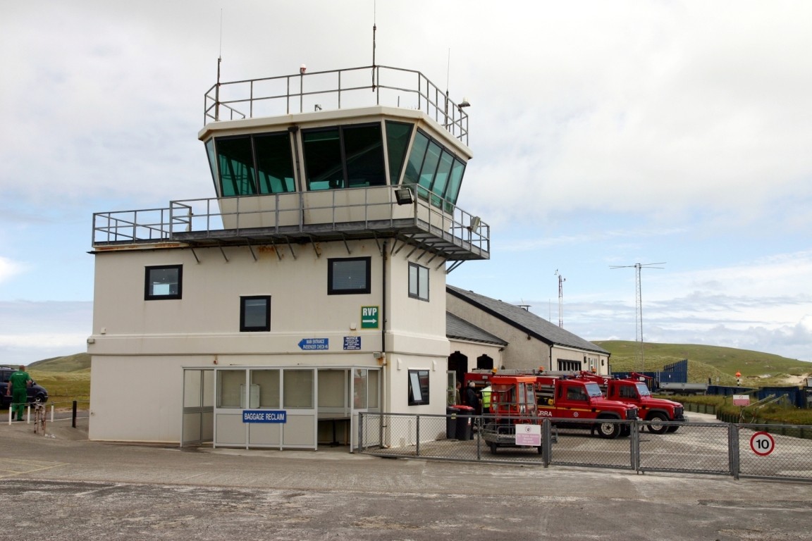 Barra Airport Terminal Building Is Tiny